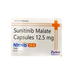 Nitnib (Sunitinib Malate) Capsules authorized supplier price in India