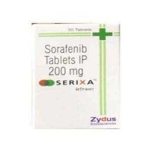 Serixa (Sorafenib) Tablets distributor price Delhi chandigarh lucknow jodhpur patna kolkata India