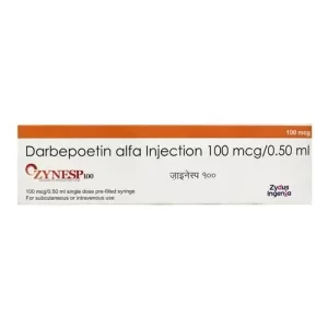 Zynesp (Darbepoetin) Injection distributor price Delhi chandigarh lucknow jodhpur patna kolkata India