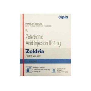 Zoldria (Zoledronic Acid) Injection authorized supplier price in India