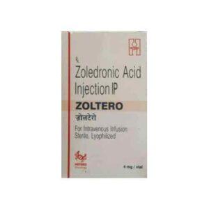 Zoltero (Zoledronic Acid) Injection authorized supplier price in India