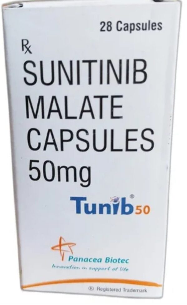 Tunib (Sunitinib Malate) Capsules authorized supplier price in India