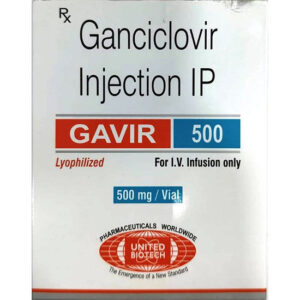 Gavir (Ganciclovir) Injection authorized supplier price India