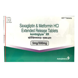 Kombiglyze XR (Saxagliptin & Metformin) Tablet authorized supplier price India