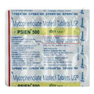 Psien (Mycophenolic) Injection authorized supplier price in India