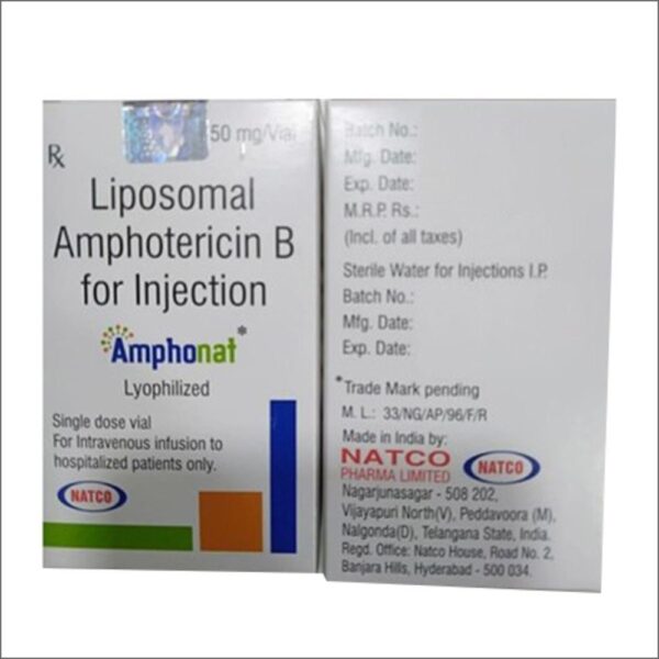 Amphonat (Liposomal Amphotericin B) Injection - Image 2