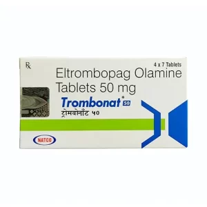 TROMBONAT (Eltrombopag) Tablet available price in Delhi India