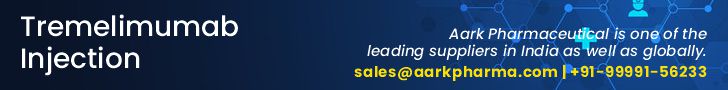 Tremelimumab Injection. To buy call 9999156233, sales@aarkpharma.co.in. Get the distributor price Delhi chandigarh lucknow jodhpur patna kolkata India