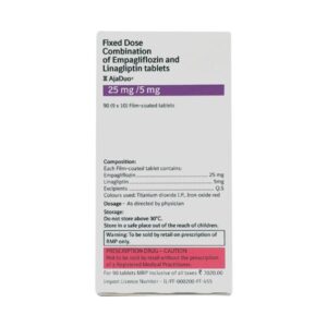 Ajaduo (Empagliflozin/Linagliptin) Tablets for diabetes. To buy call 9999156233, sales@aarkpharma.co.in. Get the distributor price Delhi chandigarh lucknow jodhpur patna kolkata India