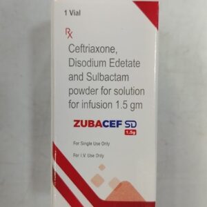 Zubacef SD (Ceftriaxone Disodium Edetate and Sulbactam powder for solution For infusion