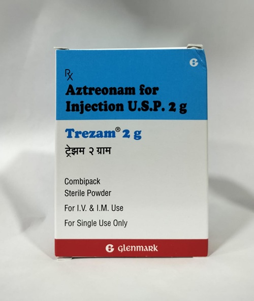 Trezam (Aztreonam) For Injection distributor price Delhi chandigarh lucknow jodhpur patna kolkata mumbai India