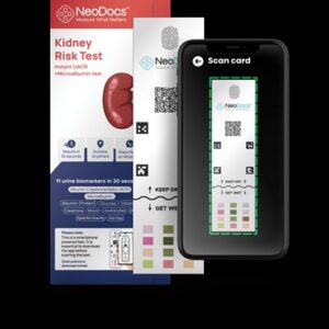NeoDocs Urine UACR Test Kit for Diabetes and Blood Pressure Patients
