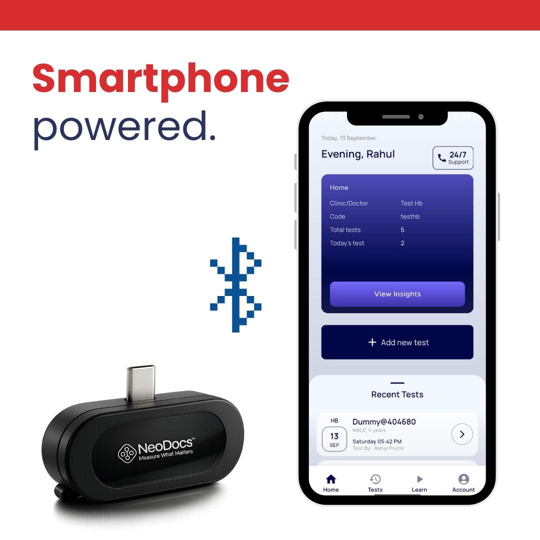 Neodocs Hemoglobin Test Kit Smartphone Based - Image 5